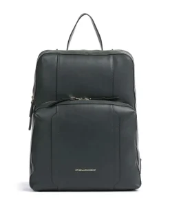 Circle Laptop-Rucksack 15″ fein genarbtes Rindsleder dunkelgrün