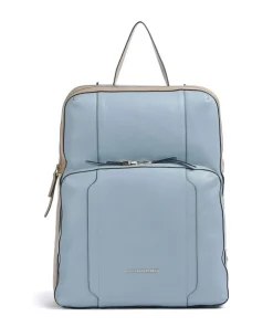 Circle Laptop-Rucksack 15″ fein genarbtes Rindsleder hellblau