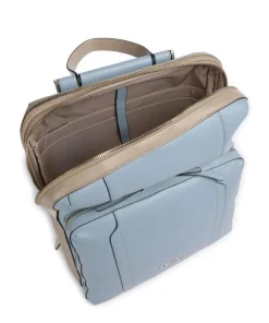 Circle Laptop-Rucksack 15″ fein genarbtes Rindsleder hellblau