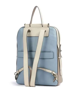 Circle Laptop-Rucksack 14″ genarbtes Rindsleder hellblau