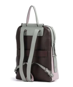 Circle Laptop-Rucksack 14″ genarbtes Rindsleder mehrfarbig