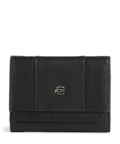 Circle RFID Geldbörse fein genarbtes Rindsleder schwarz