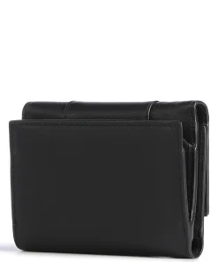 Circle RFID Geldbörse fein genarbtes Rindsleder schwarz