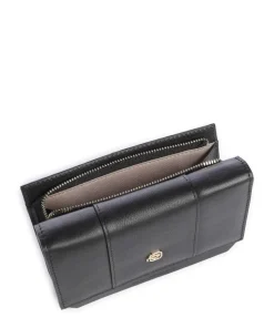 Circle RFID Geldbörse fein genarbtes Rindsleder schwarz