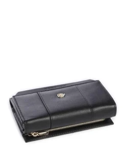 Circle RFID Geldbörse fein genarbtes Rindsleder schwarz