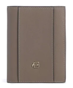 Circle RFID Geldbörse fein genarbtes Rindsleder taupe