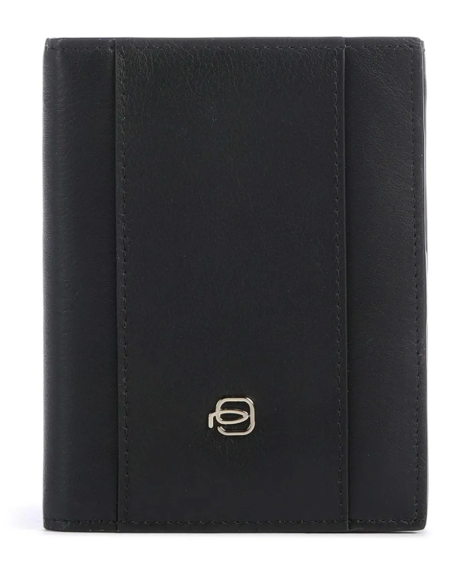 Circle RFID Geldbörse fein genarbtes Rindsleder schwarz