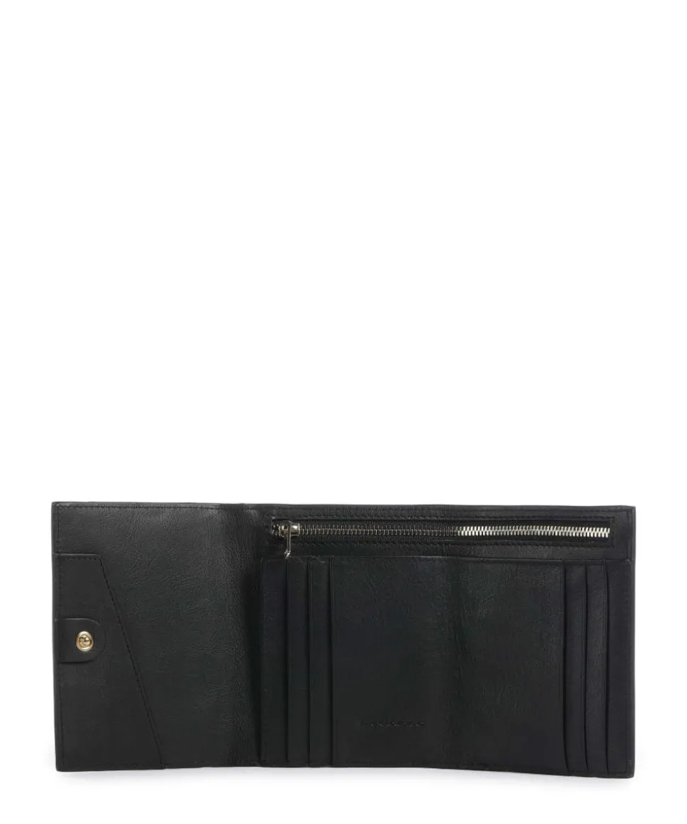 Circle RFID Geldbörse fein genarbtes Rindsleder schwarz