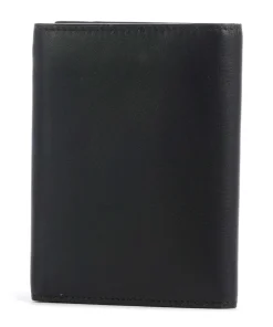 Circle RFID Geldbörse fein genarbtes Rindsleder schwarz