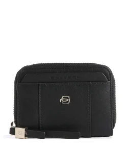 Circle RFID Geldbörse fein genarbtes Rindsleder schwarz