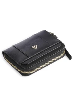 Circle RFID Geldbörse fein genarbtes Rindsleder schwarz