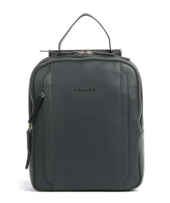 Circle RFID Rucksack Leder dunkelgrün