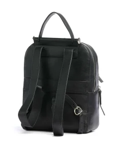 Circle RFID Rucksack Leder schwarz