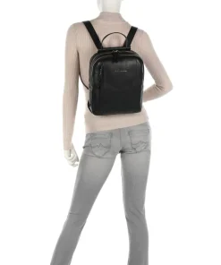 Circle RFID Rucksack Leder schwarz