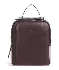 Circle RFID Rucksack Leder aubergine