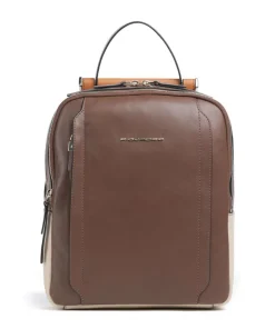 Circle RFID Rucksack Leder braun