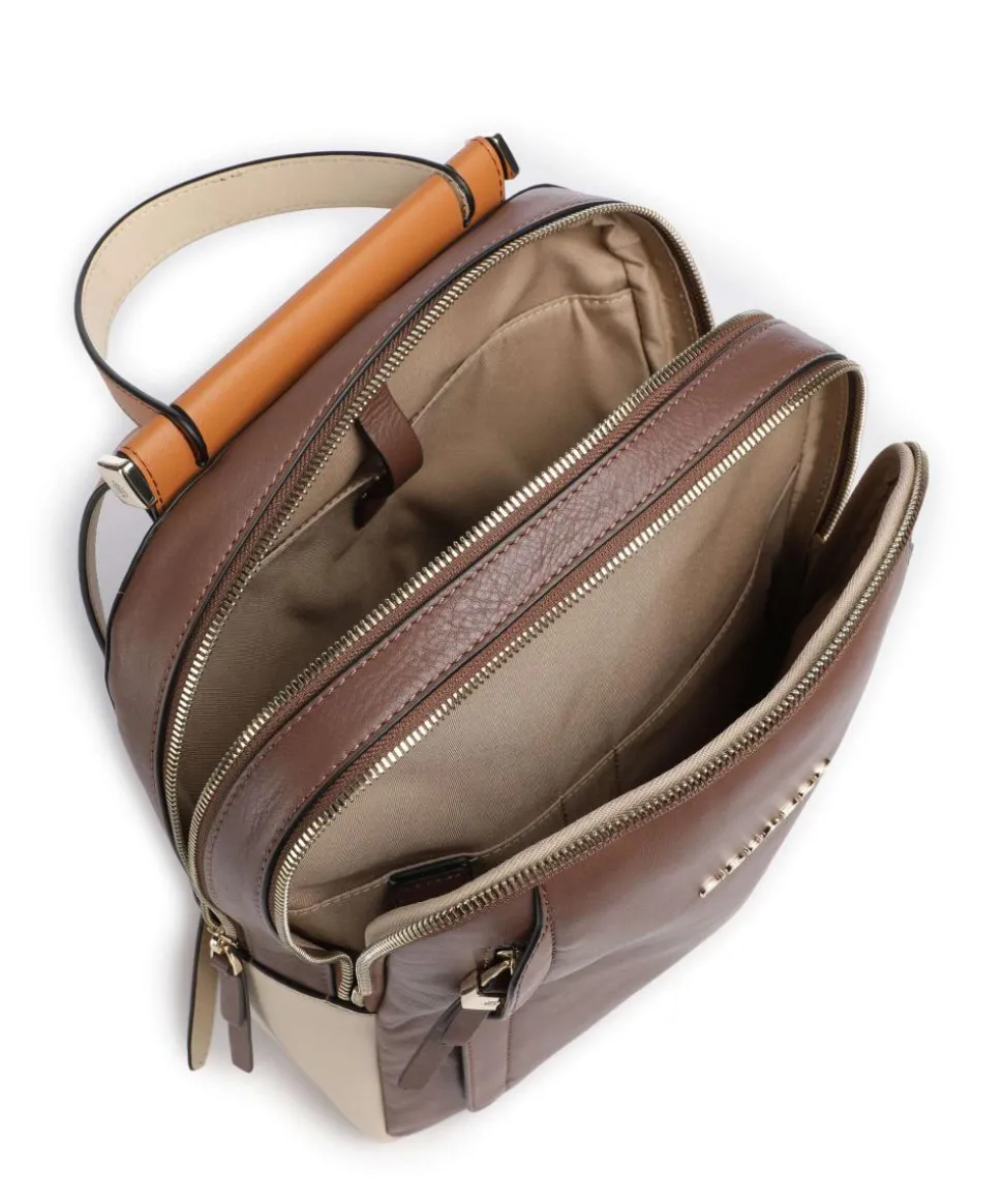 Circle RFID Rucksack Leder braun