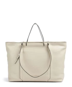 Circle Shopper 15″ fein genarbtes Rindsleder creme