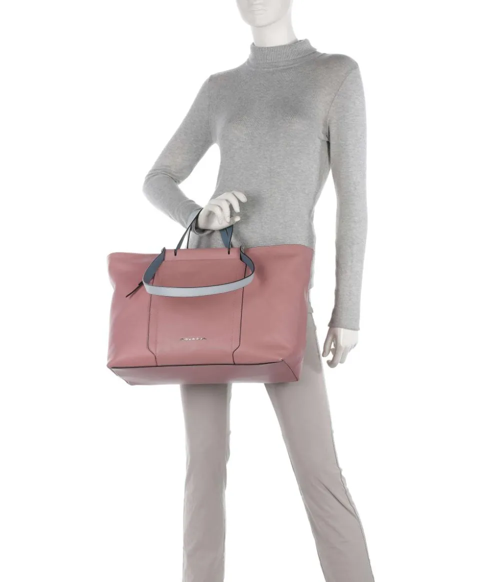 Circle Shopper 15″ fein genarbtes Rindsleder rosa