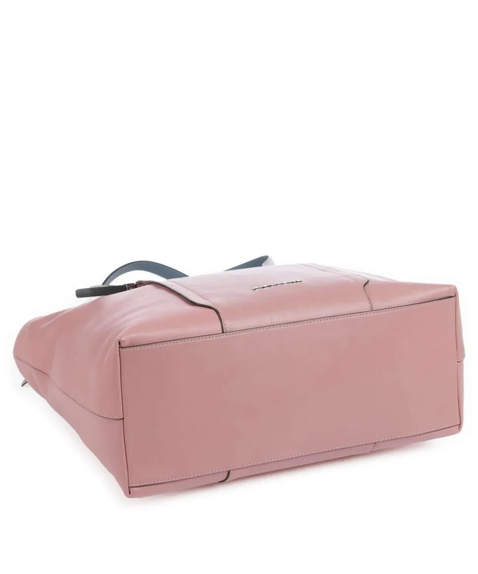 Circle Shopper 15″ fein genarbtes Rindsleder rosa