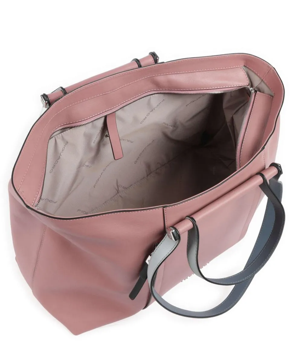 Circle Shopper 15″ fein genarbtes Rindsleder rosa