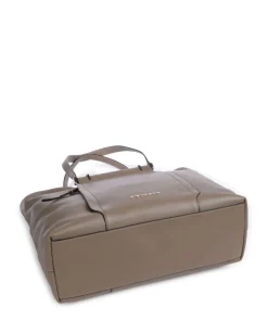 Circle Shopper 15″ fein genarbtes Rindsleder taupe