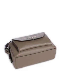 Circle Umhängetasche fein genarbtes Rindsleder taupe