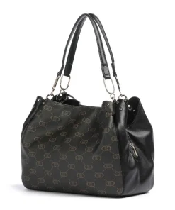 Cirry M Beuteltasche Lederimitat schwarz