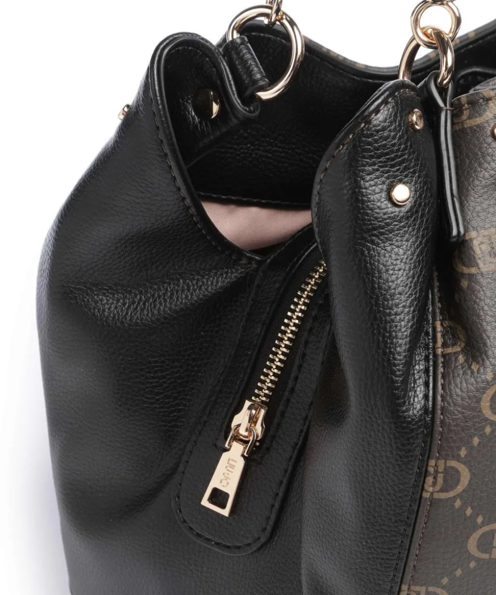 Cirry M Beuteltasche Lederimitat schwarz