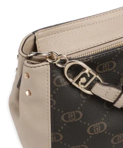 Cirry M Schultertasche Lederimitat beige/braun