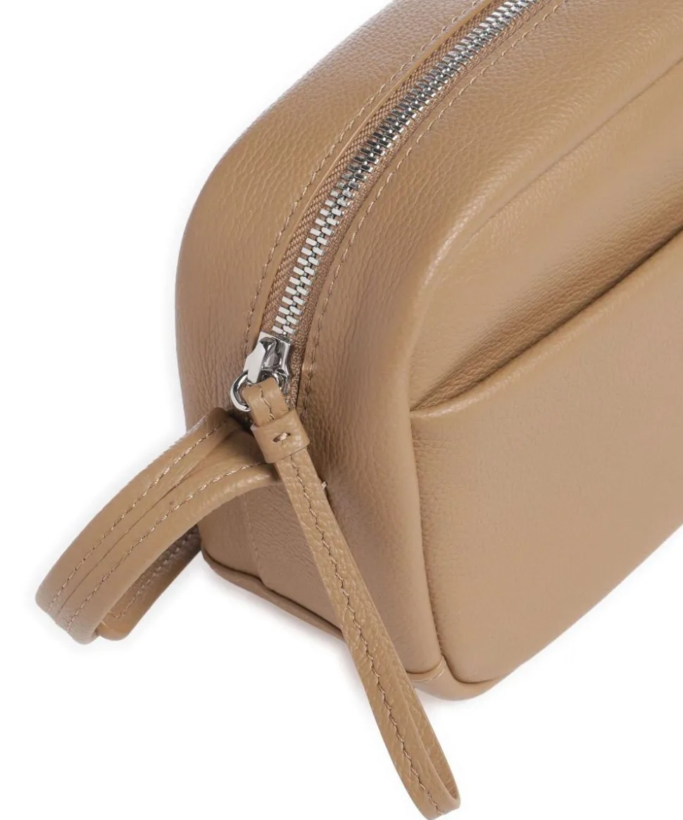 City Court Umhängetasche genarbtes Rindsleder natur