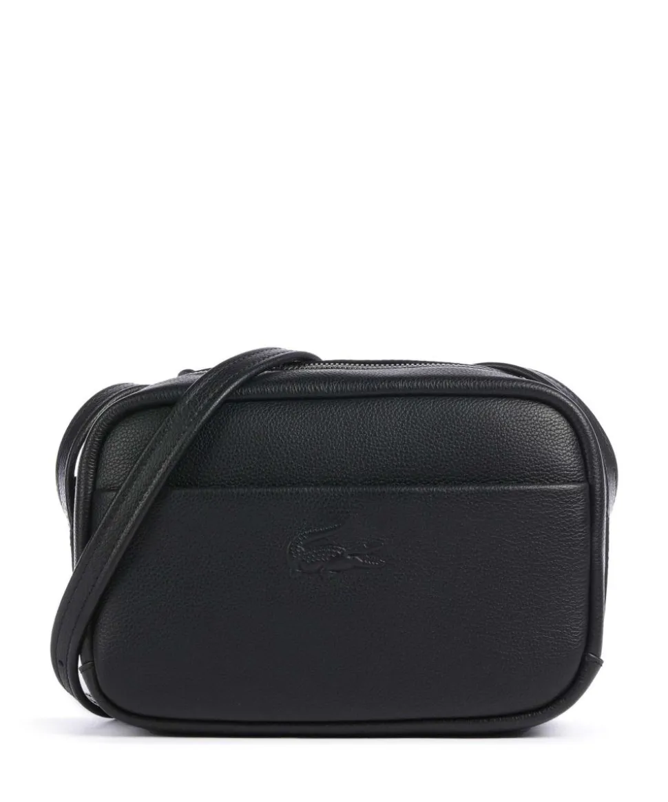 City Court Umhängetasche genarbtes Rindsleder schwarz