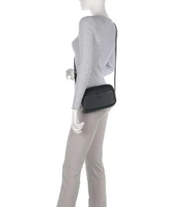 City Court Umhängetasche genarbtes Rindsleder schwarz