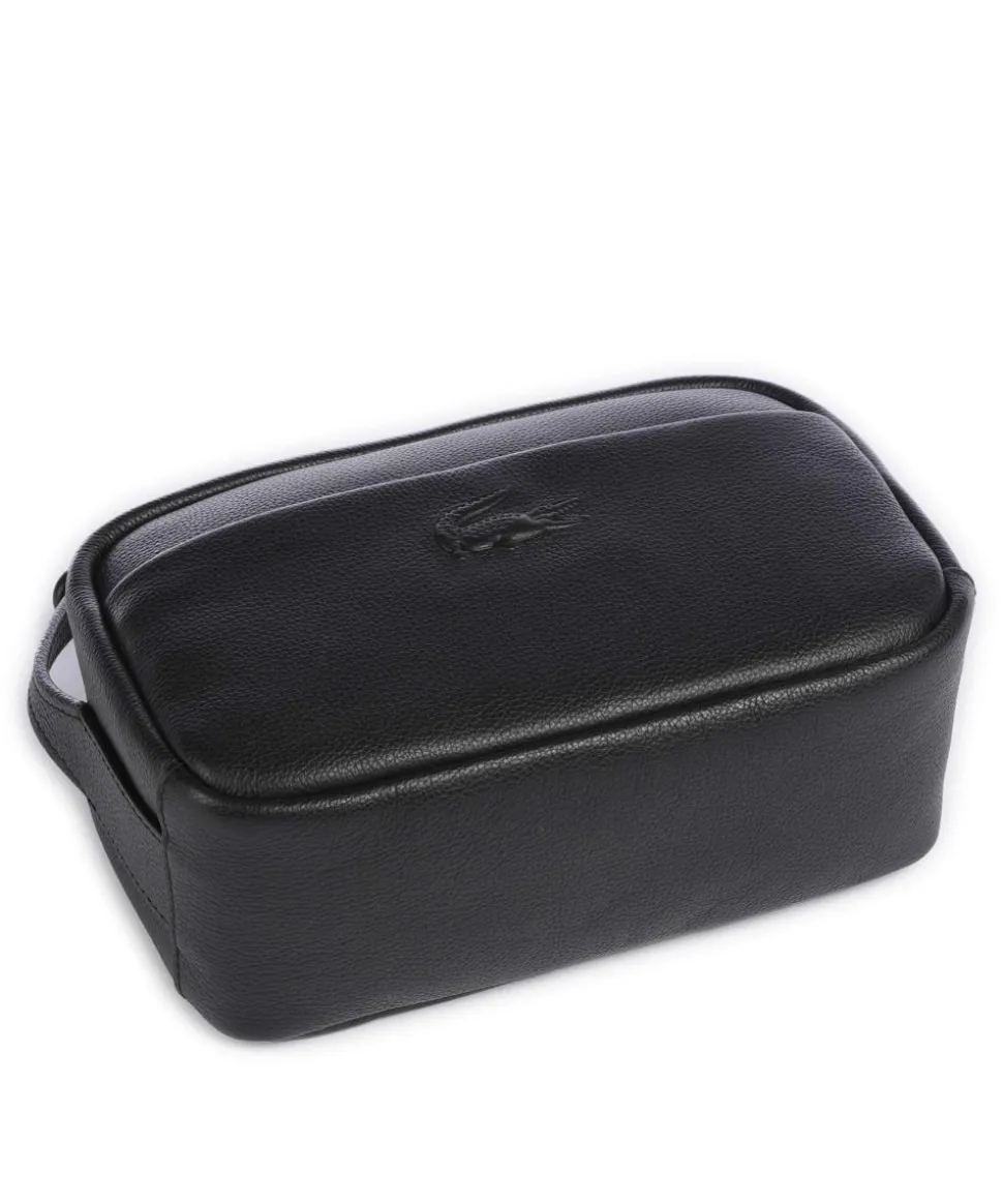 City Court Umhängetasche genarbtes Rindsleder schwarz