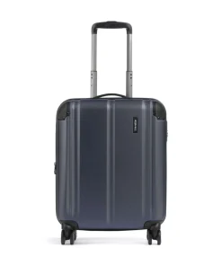 City 4-Rollen Trolley dunkelblau 55 cm
