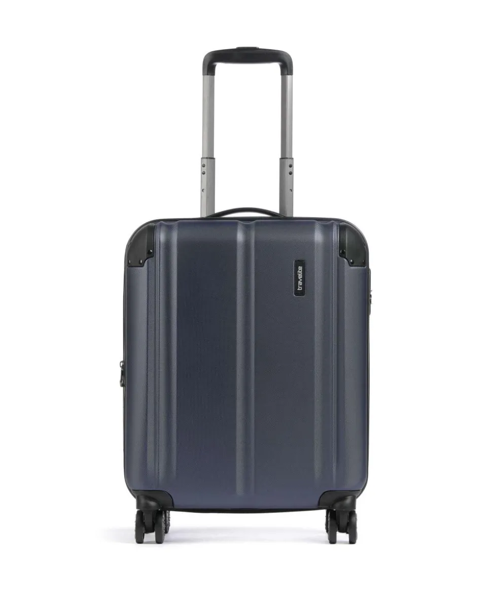 City 4-Rollen Trolley dunkelblau 55 cm