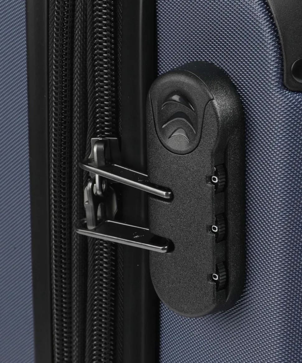 City 4-Rollen Trolley dunkelblau 55 cm