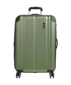 City 4-Rollen Trolley grün 77 cm