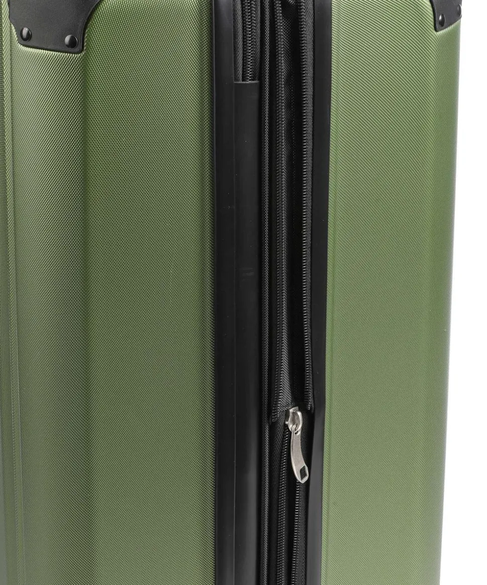 City 4-Rollen Trolley grün 68 cm