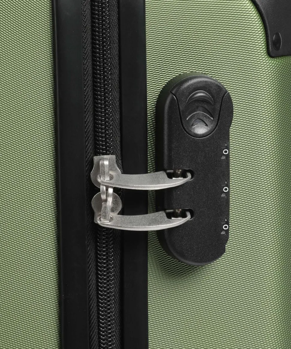 City 4-Rollen Trolley grün 55 cm