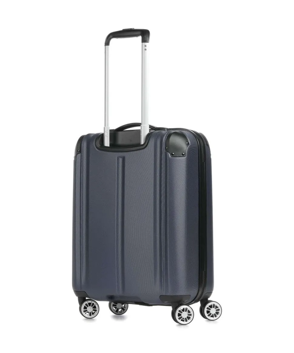City 4-Rollen Trolley navy 55 cm
