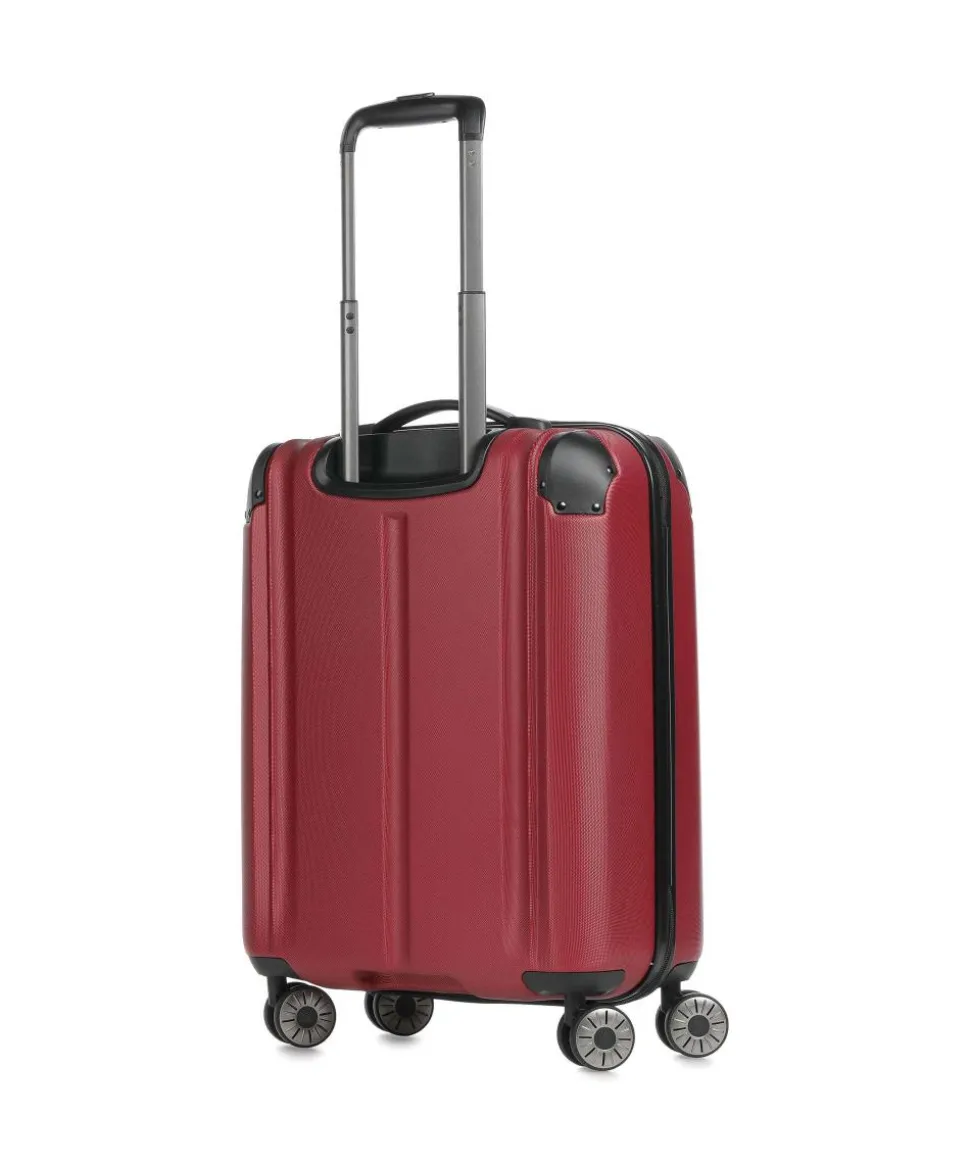 City 4-Rollen Trolley rot 55 cm