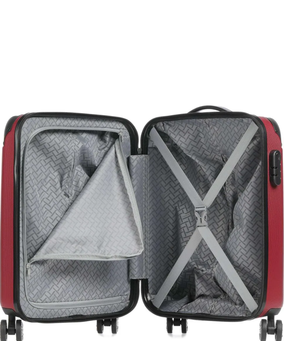 City 4-Rollen Trolley rot 55 cm