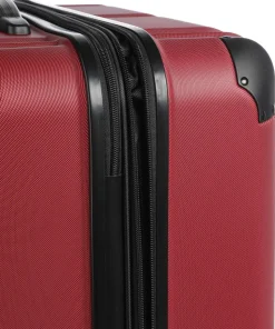 City 4-Rollen Trolley rot 77 cm