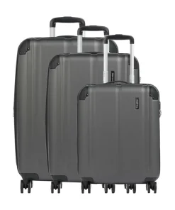 City 4-Rollen Trolley Set anthrazit 3-tlg.