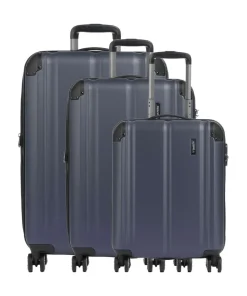 City 4-Rollen Trolley Set navy 3-tlg.