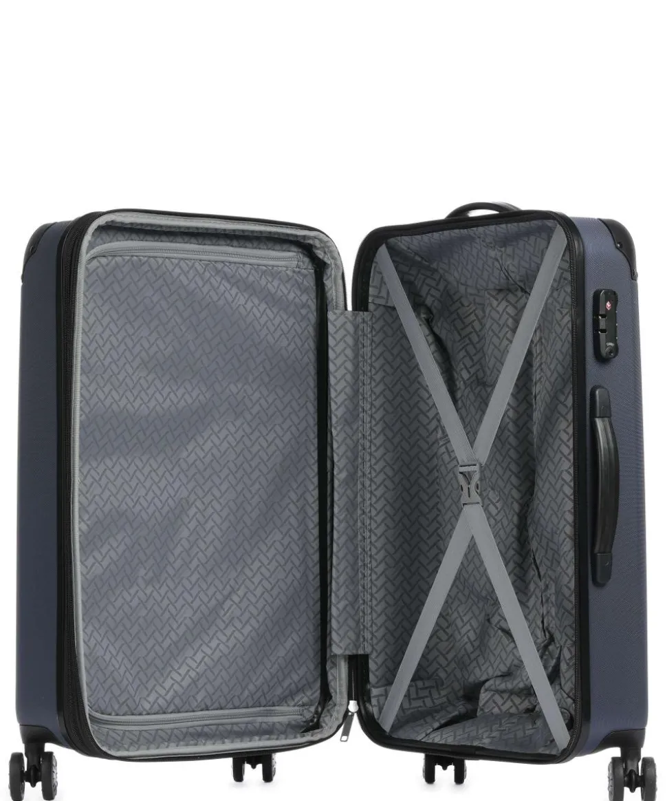 City 4-Rollen Trolley Set navy 3-tlg.