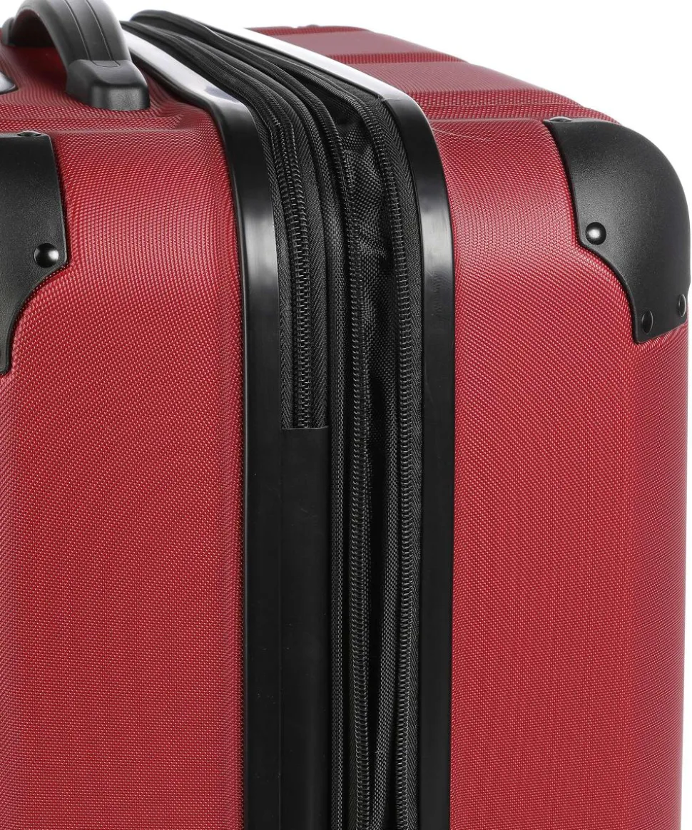 City 4-Rollen Trolley Set rot 3-tlg.