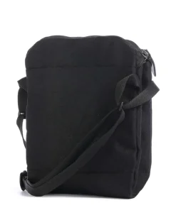 City Umhängetasche recyceltes Nylon schwarz