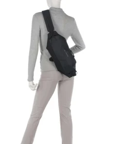 CityCross 6 Gürteltasche recyceltes Polyamid schwarz